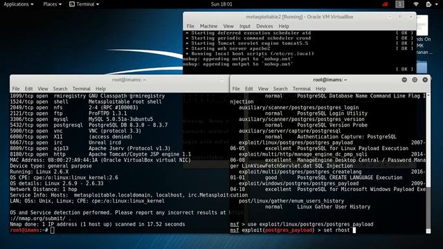 [tutorial hacking] exploit to postgreSQL on metasploitable смотреть онлайн
