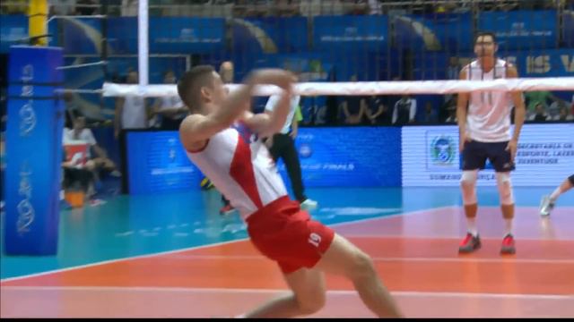 Max Holt - USA vs Serbia FIVB 2015 World League Semifinal Volleyball Highlights смотреть онлайн