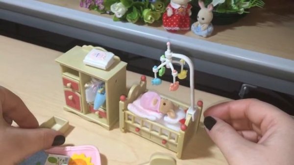 Sylvanian families. Обзор детской комнаты. Открываем новый набор
