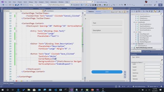 Visual Studio 2019 Launch Event Cross platform mobile apps made easy using Xamarin смотреть онлайн