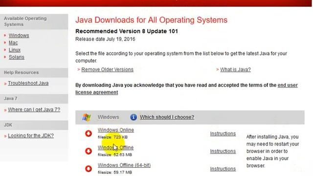 Java Offline Downloads for All Operating Systems ☑ смотреть онлайн