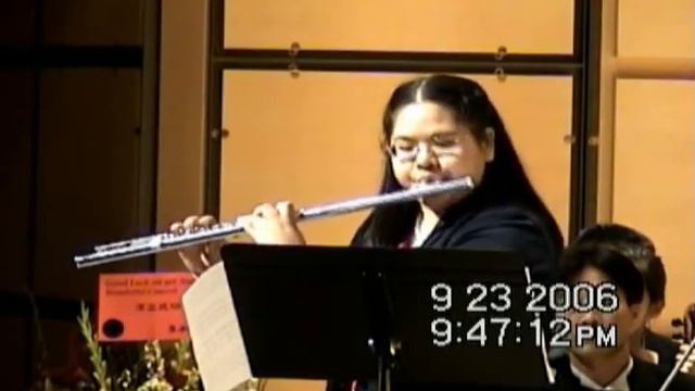 Samantha Chang's Flute Recital - Gossec, Francois-Joseph - Tambourin смотреть онлайн