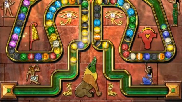 Марафон серии игр Luxor (#205) (Luxor Amun Rising HD) - Удачно пройденный сложнейший уровень.