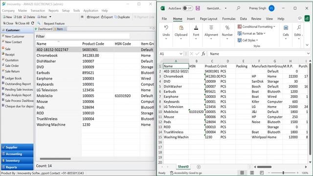 How to Export/Import Item List as Excel file (English) смотреть онлайн