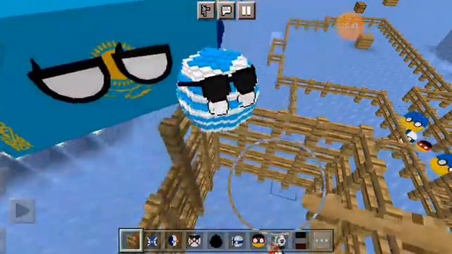 Countryballs в Майнкрафт! Обзор мода на Countryballs. #countryballs #майн #майнкрафт