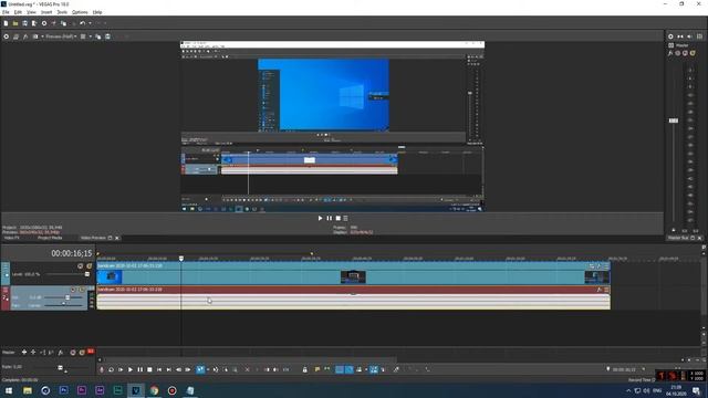 Как отделить аудио от видео в Vegas Pro смотреть онлайн