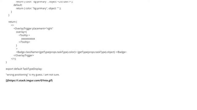 react-bootsrap tooltips positions itself wrong on first render (1 answer) смотреть онлайн
