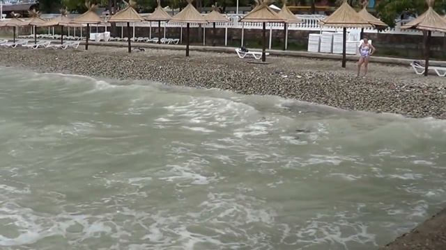 Геленджик. Море сегодня утром. 18.07.2018 смотреть онлайн