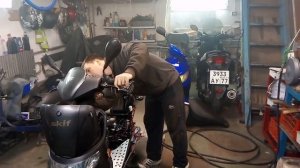 Ремонт скутера Stels Skif. Часть 2.