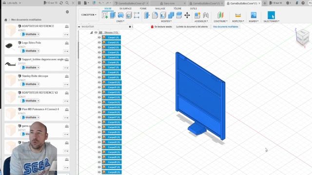 Convertir .IGS vers .STL avec Fusion 360 (surface en solide) смотреть онлайн