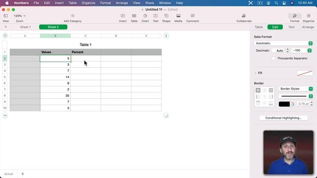 How To Use Percent In Mac Numbers смотреть онлайн