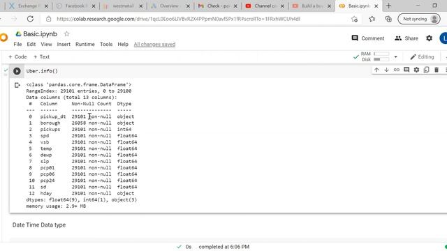 Google Colab Python - Data Exploration смотреть онлайн