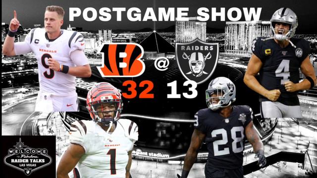 Raiders Postgame. Raiders fall 32-13 to the Bengals. смотреть онлайн