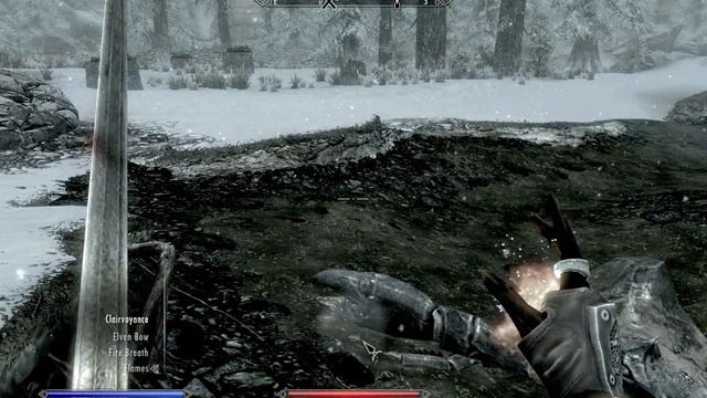 Walking around in beautiful Skyrim #7 смотреть онлайн