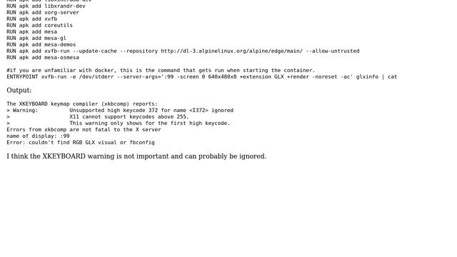Unix & Linux: Running GLFW in Docker смотреть онлайн