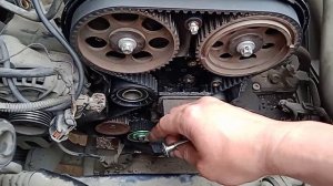 10.05.22г. Опель Зафира 1,8. Поставил ГРМ по меткам.