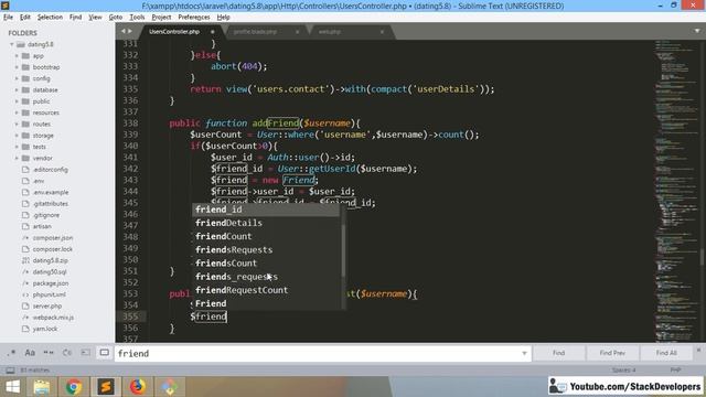 #58 Dating/Social Networking in Laravel 5.8 | Friends Requests (VII) смотреть онлайн