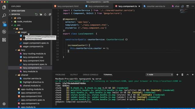 Angular 4_ Lazy loading example смотреть онлайн