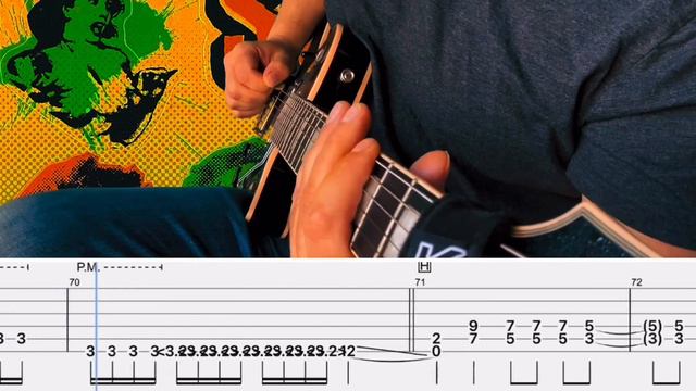 Sum 41- Mr. Amsterdam Cover (Guitar Tabs On Screen) смотреть онлайн
