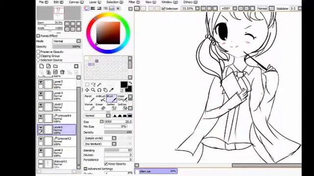 Amazing art tool for Phones, Ipad's and more Tool: SAI tool смотреть онлайн