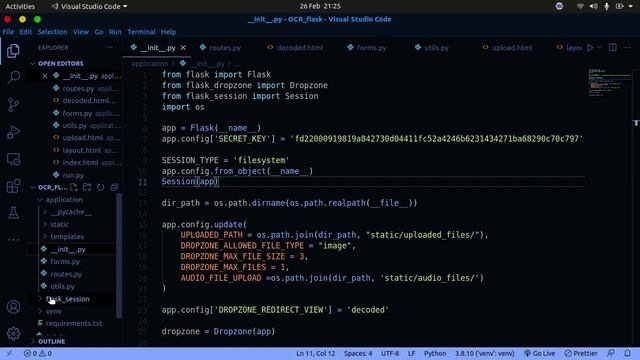 Python Flask Web Application : Convert Image To Text, Audio and Get Language Translations | p-3 смотреть онлайн