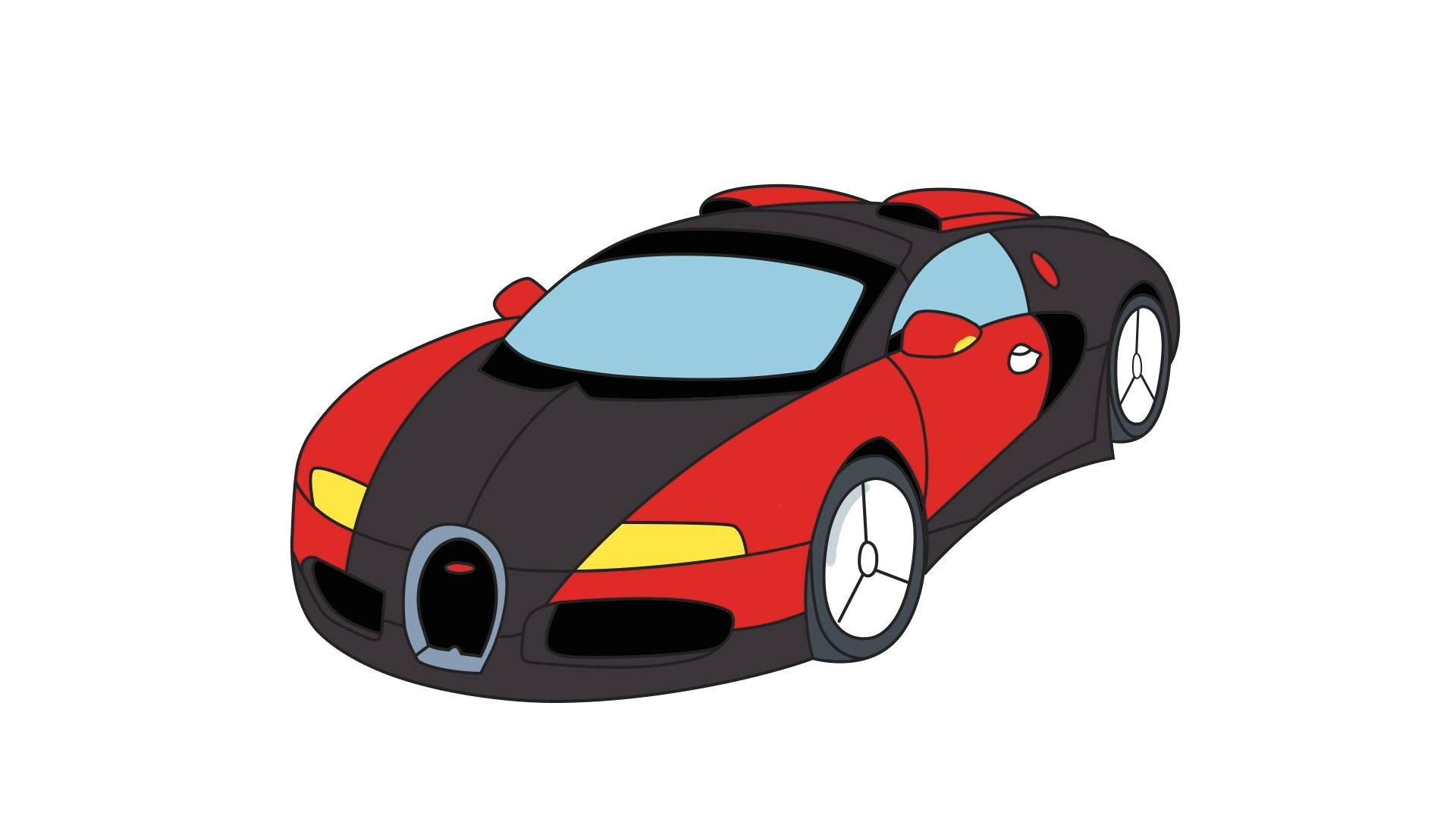 Как нарисовать Бугатти смотреть онлайн