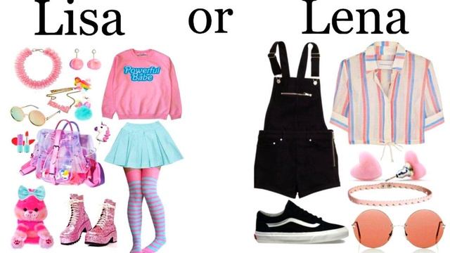 LISA OR LENA GAME ? What do You Like? [Fashion Styles & Outfits Choices] Lisa and Lena #17 смотреть онлайн