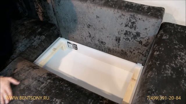 Раскладной диван Беверли с механизмом Еврокнижка в видео обзоре от Бенцони смотреть онлайн