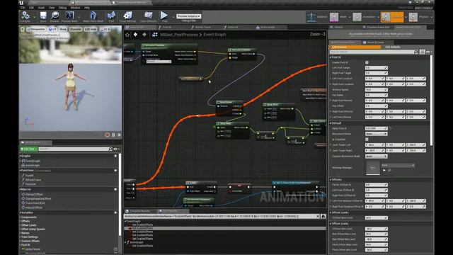 Unreal Engine Post Process Animation Blueprint смотреть онлайн