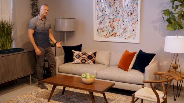 Mid Century Modern Interior Design: Room Tour смотреть онлайн