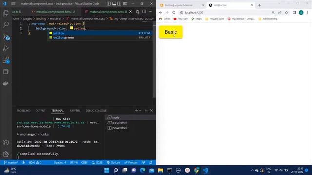 angular material button custom style | Angular Material смотреть онлайн