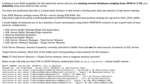 Databases: SQL Server Maximum and Minimum memory configuration смотреть онлайн