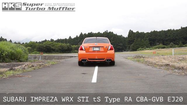SUBARU IMPREZA WRX STI tS TypeRA HKS SUPER TURBO MUFFLER W-TAIL смотреть онлайн