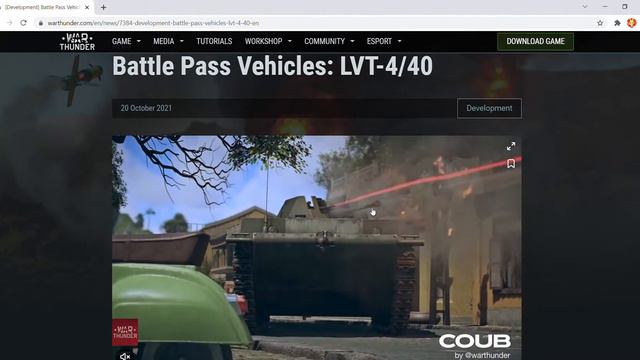Battle Pass Vehicle: LVT 4/40 | War Thunder смотреть онлайн