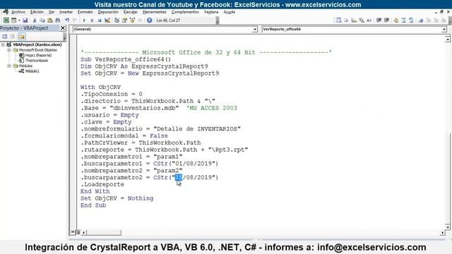Integración de CrystalReport a Microsoft Excel 365 Plataforma 32 y 64 смотреть онлайн