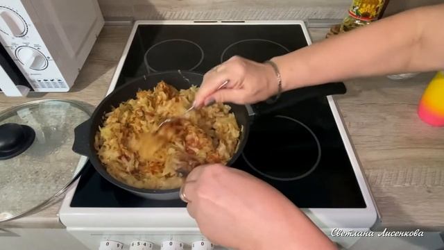 Тушёная капуста без лука и морковки! Вкусный рецепт тушения капусты, как потушить капусту! смотреть онлайн