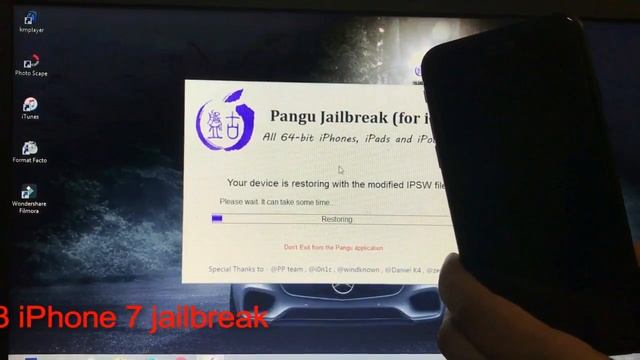 iOS 10.3 beta Jailbreak by Pangu смотреть онлайн