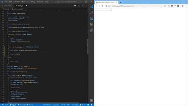 Parse Math Expressions in JavaScript - Part 3: Parentheses смотреть онлайн