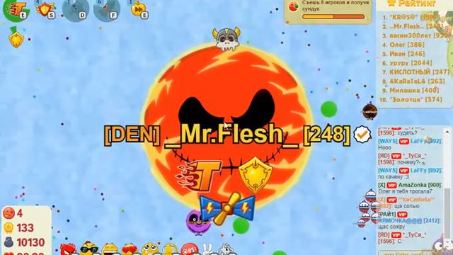 Голодные Игры - круче Агарио, Просто играю!!!