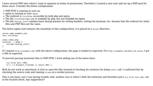 How to check for the existence of unreadable files before passing it to a fastcgi backend? смотреть онлайн