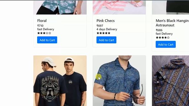 Shopping Cart using React and Context API смотреть онлайн