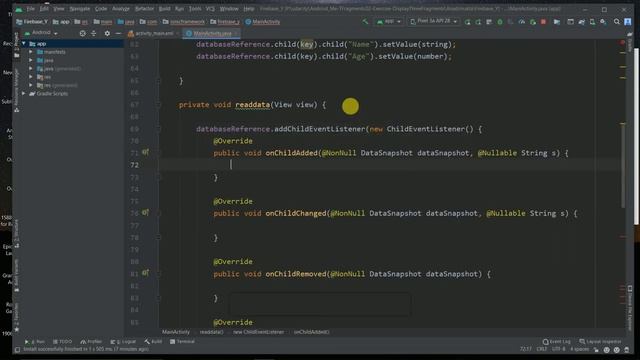 READ list of Data With ChildEventListener In Firebase Database | Hindi Android Part 14(2020) смотреть онлайн