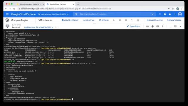 Using Kubernetes Engine to Deploy Apps with Regional Persistent Disks смотреть онлайн