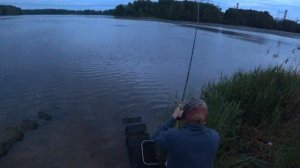 Ловим карпа на фидер в Десногорске . Эти поклевки радуют глаз!!!