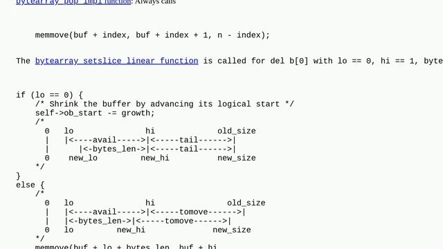 Why is b.pop(0) over 200 times slower than del b[0] for bytearray? смотреть онлайн