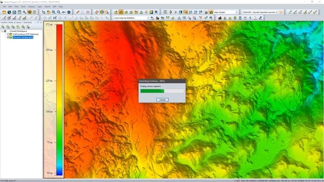 Global Mapper Tutorials - Generating Contours
