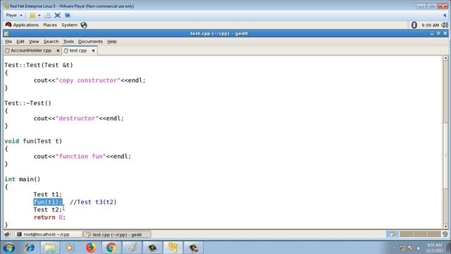 why argument to a copy constructor is taken by reference | C++ Programming смотреть онлайн