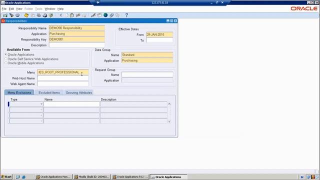 How to Define Responsibility in | ORACLE APPS R12 | Class 10 смотреть онлайн
