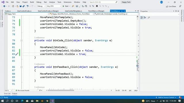 Happy Tech | User Control Code | Using SqlLocalDB | Database Code | C# смотреть онлайн