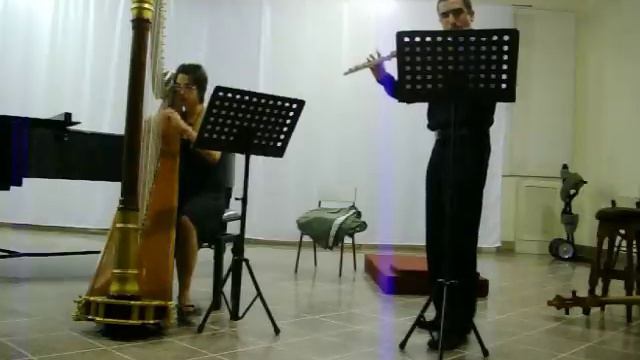 Sonata para flauta y arpa - Mercedes Bralo y Martin Bralo смотреть онлайн